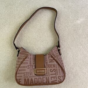 New Y2K Steve Madden Light Brown and Tan Purse